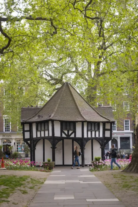 Framed Print : Soho Square Gardens, Soho, London, England, UK
