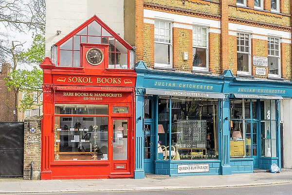 Sokol rare bookshop, Chelsea, London, England, UK