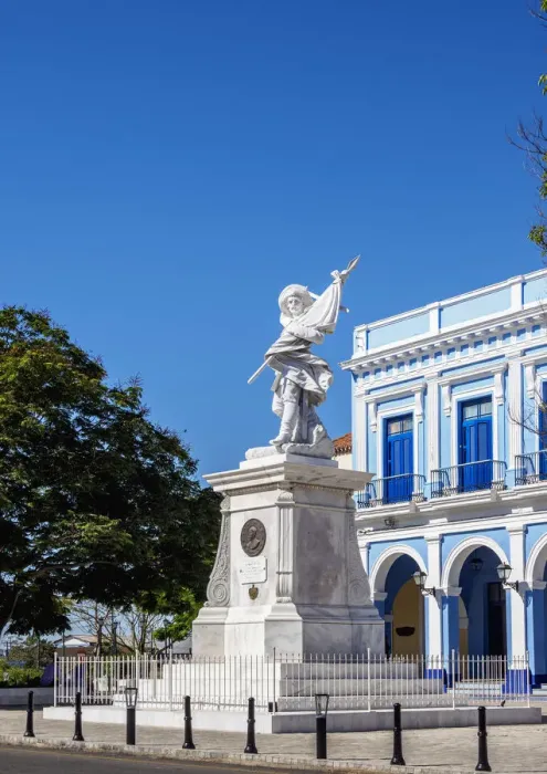 Framed Print : Soldier Liberator Sculpture at La Vigia Square, Matanzas, Matanzas Province, Cuba