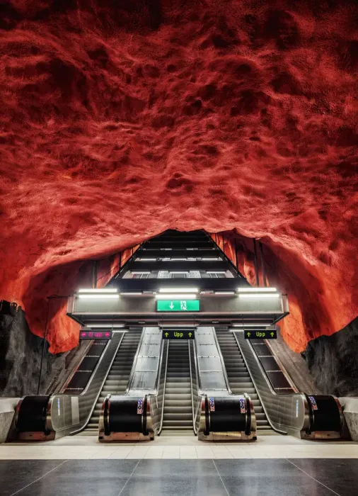 Framed Print : Solna Centrum Metro Station, Stockholm, Stockholm County, Sweden Framed Print : Solna Centrum Metro Station, Stockholm, Stockholm County, Sweden