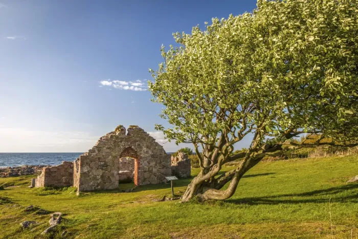 Framed Print : Solomon`s Chapel on Bornholm, Denmark Framed Print : Solomon`s Chapel on Bornholm, Denmark