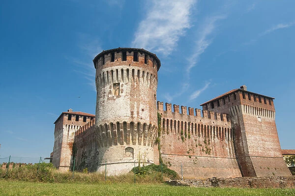 Soncino, Cremona, Lombardy, Italy. Soncinos Castle