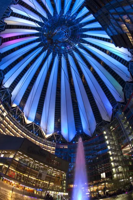 Framed Print : Sony Center, Potsdammer Platz, Berlin, Germany