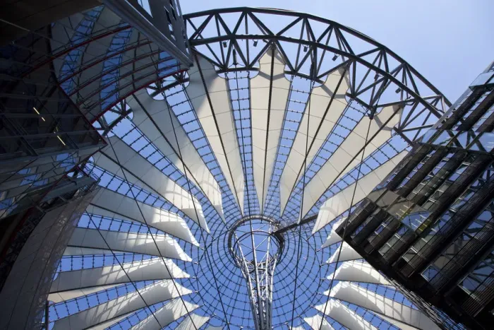 Framed Print : Sony Center, Potsdammer Platz, Berlin, Germany