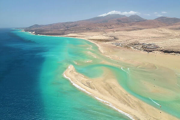 Sotavento beach Fuerteventura, Canary Island, Spain