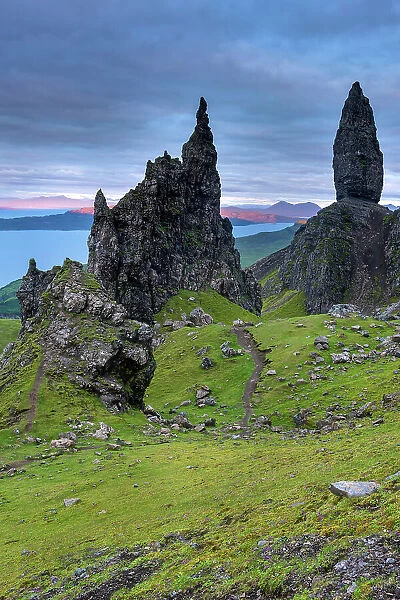Sotland, Isle of Skye, Old Man of Storr rock