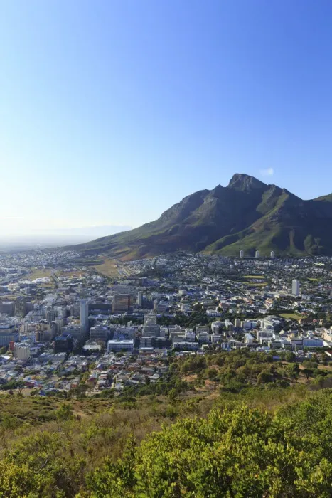 Framed Print : South Africa, Western Cape, Cape Town, Cape Town Central Business District and City Framed Print : South Africa, Western Cape, Cape Town, Cape Town Central Business District and City