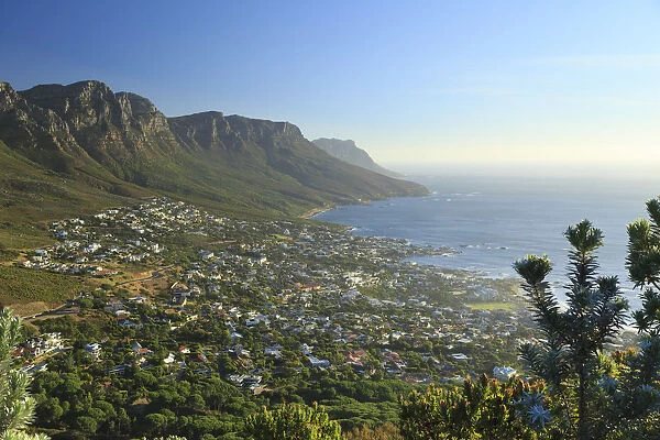 South Africa, Western Cape, Cape Town, Table Montain and Twelve Apostles