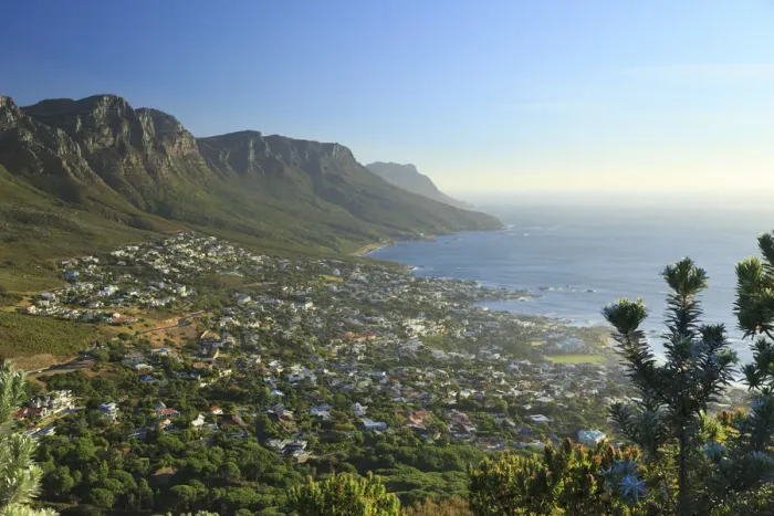 Framed Print : South Africa, Western Cape, Cape Town, Table Montain and Twelve Apostles Framed Print : South Africa, Western Cape, Cape Town, Table Montain and Twelve Apostles