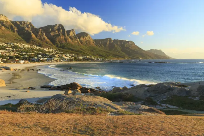 Framed Print : South Africa, Western Cape, Cape Town, Camps Bay and Twelve Apostles Framed Print : South Africa, Western Cape, Cape Town, Camps Bay and Twelve Apostles