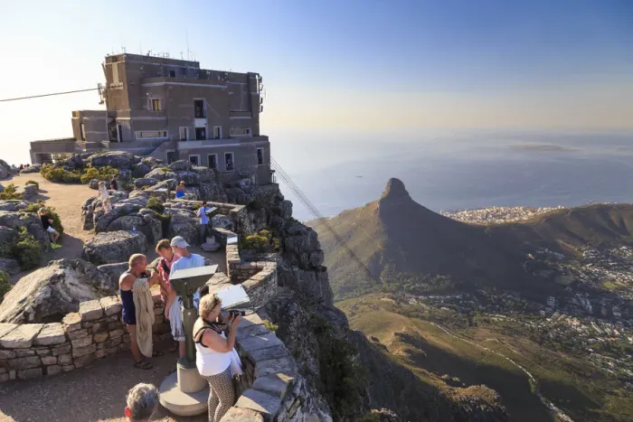 Framed Print : South Africa, Western Cape, Cape Town, Ciy view from Table Mountain Framed Print : South Africa, Western Cape, Cape Town, Ciy view from Table Mountain