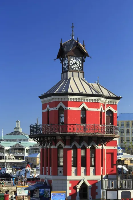 Framed Print : South Africa, Western Cape, Cape Town, V&A Waterfront, Historic Clocktower Framed Print : South Africa, Western Cape, Cape Town, V&A Waterfront, Historic Clocktower