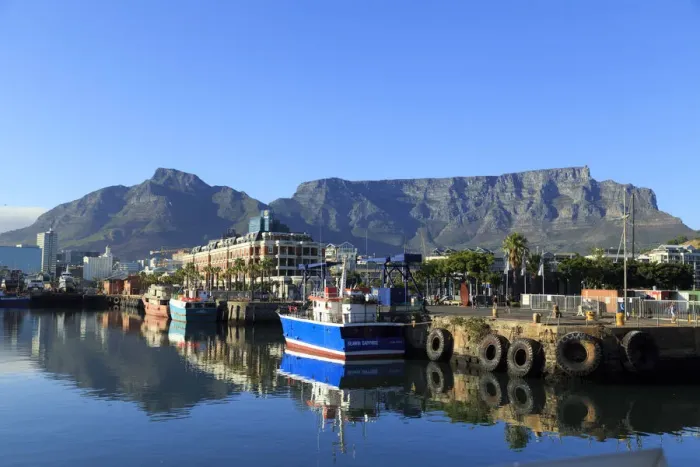 Framed Print : South Africa, Western Cape, Cape Town, V&A Waterfront, Alfred Basin