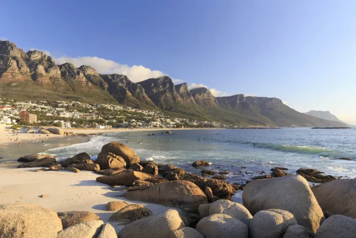 Framed Print : South Africa, Western Cape, Cape Town, Camps Bay