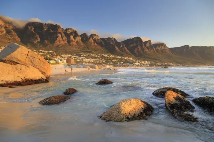 Framed Print : South Africa, Western Cape, Cape Town, Camps Bay Framed Print : South Africa, Western Cape, Cape Town, Camps Bay