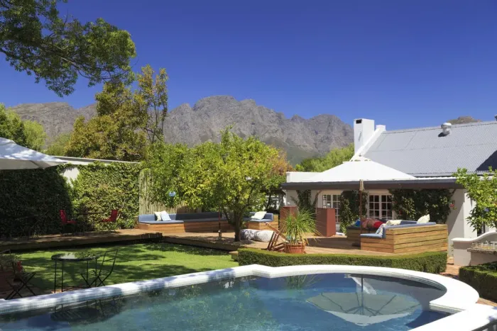 Framed Print : South Africa, Western Cape, Franschhoek, Bed and Breakfast
