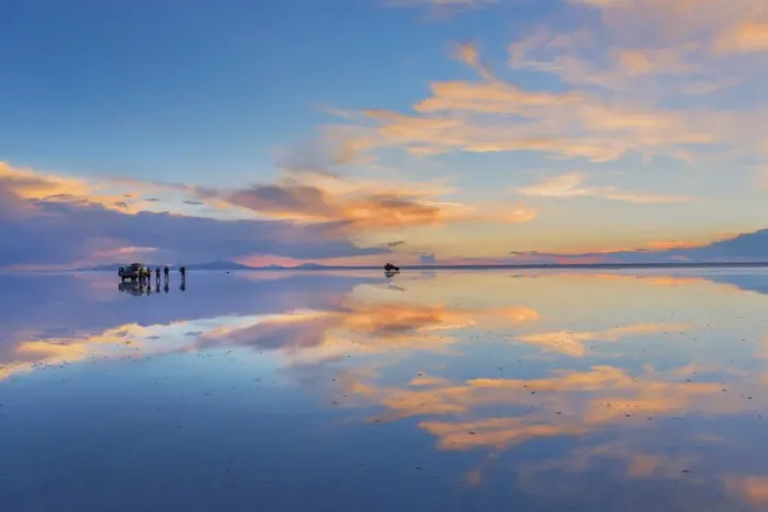 Framed Print : South America, Andes, Altiplano, Bolivia, Salar de Uyuni at sunset Framed Print : South America, Andes, Altiplano, Bolivia, Salar de Uyuni at sunset