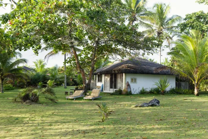 Framed Print : South America, Brazil, Bahia, Caraiva, beach hut cabin at Le Paxa boutique hotel Framed Print : South America, Brazil, Bahia, Caraiva, beach hut cabin at Le Paxa boutique hotel