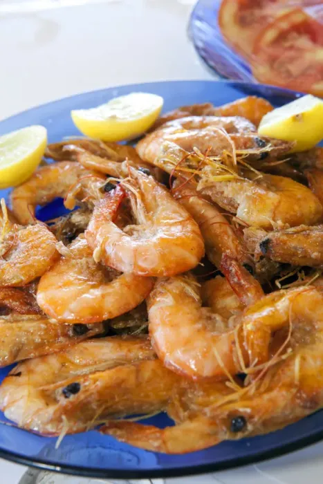 Framed Print : South America, Brazil, Ceara, Prainha do Canto Verde, pan-fried, freshly caught shrimp Framed Print : South America, Brazil, Ceara, Prainha do Canto Verde, pan-fried, freshly caught shrimp