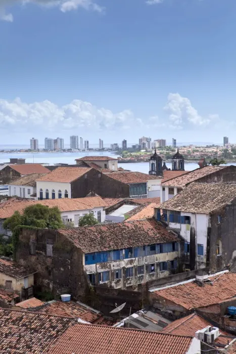 Framed Print : South America, Brazil, Maranhao, Sao Luis, view of the old Portuguese colonial centre Framed Print : South America, Brazil, Maranhao, Sao Luis, view of the old Portuguese colonial centre