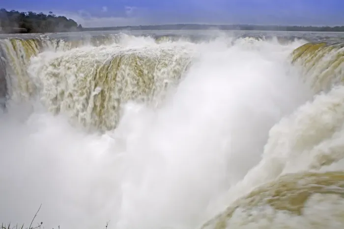 Framed Print : South America, Brazil, Parana, view of the Devils Throat at the Iguazu falls Framed Print : South America, Brazil, Parana, view of the Devils Throat at the Iguazu falls