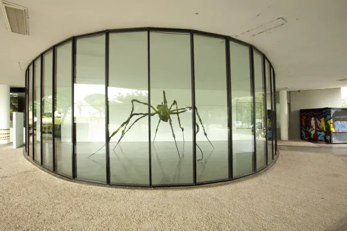 Framed Print : South America, Brazil, Sao Paulo, a Louise Bourgeois Spider at the Museum of Modern Art Framed Print : South America, Brazil, Sao Paulo, a Louise Bourgeois Spider at the Museum of Modern Art