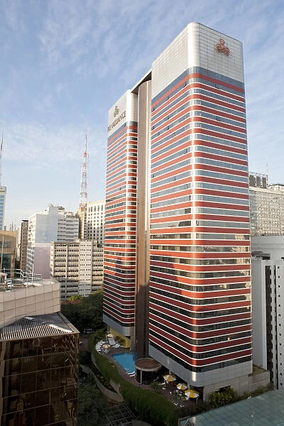South America, Brazil, Sao Paulo, a view of the Renaissance Hotel, in the Jardins