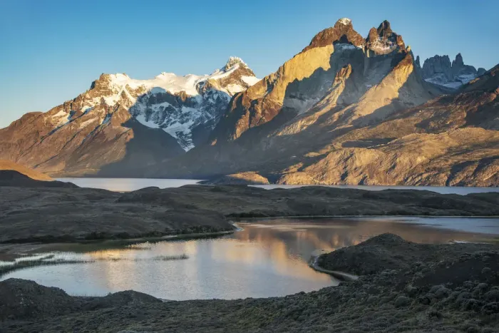 Framed Print : South America, Chile, Andes, Patagonia, Torres del Paine, UNESCO World Heritage Framed Print : South America, Chile, Andes, Patagonia, Torres del Paine, UNESCO World Heritage
