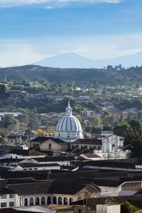 Framed Print : South America, Colombia, Cauca, Popayan, view of the colonial city center of Popayan Framed Print : South America, Colombia, Cauca, Popayan, view of the colonial city center of Popayan