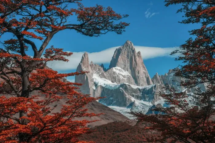 Framed Print : South America, Patagonia, Argentina, El Chalten, Mount Fitz Roy in Los Glaciares National Framed Print : South America, Patagonia, Argentina, El Chalten, Mount Fitz Roy in Los Glaciares National