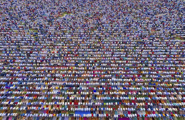 South Asias largest Eid-ul-Fitr Congregation held in Gor-e-Shahid Boro Math