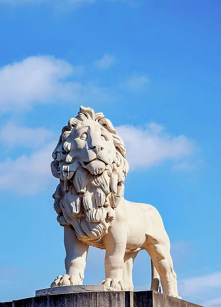 South Bank Lion, London, England, United Kingdom