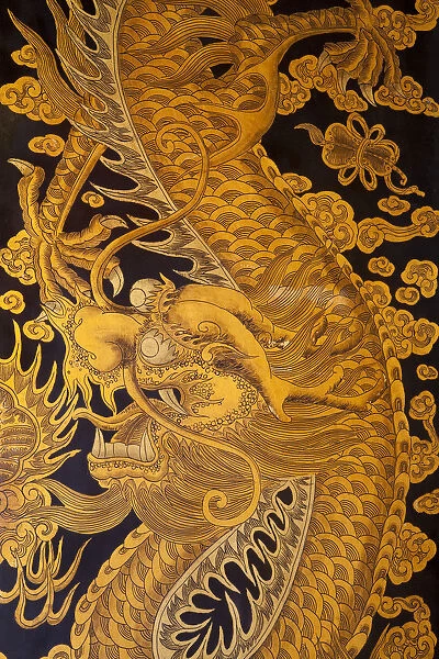 South East Asia, Singapore, Thian Hock Keng temple in Chinatown, Detail of historic