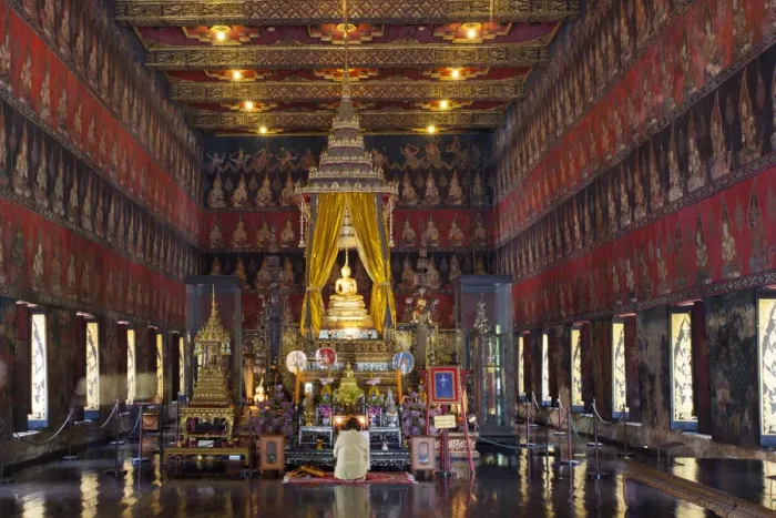 Framed Print : South East Asia, Thailand, Bangkok, National Museum, the Phra Sihing Buddha in Framed Print : South East Asia, Thailand, Bangkok, National Museum, the Phra Sihing Buddha in