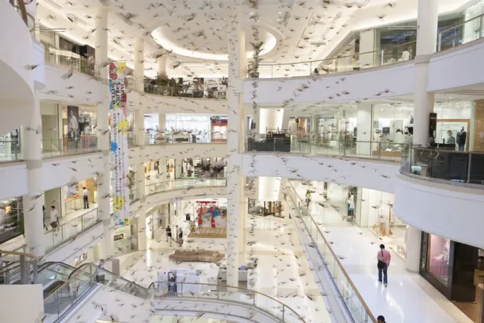 Framed Print : South East Asia, Thailand, Bangkok, Pathum Wan, galleries in the Gaysorn plaza shopping