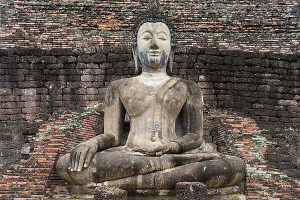 South East Asia, Thailand, Central Thailain, Phitsanulok, Sukhothai, Wat Mahathat