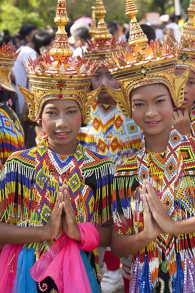 South East Asia, Thailand, Southern Thailand, Nakhon si Thammarat, beauty queens making