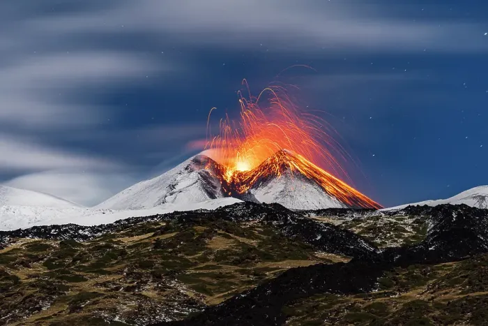 Framed Print : South-East crater of mount Etna during the eruption, Piano Vetore, Regalna, Catania province, Sicily, Italy Framed Print : South-East crater of mount Etna during the eruption, Piano Vetore, Regalna, Catania province, Sicily, Italy