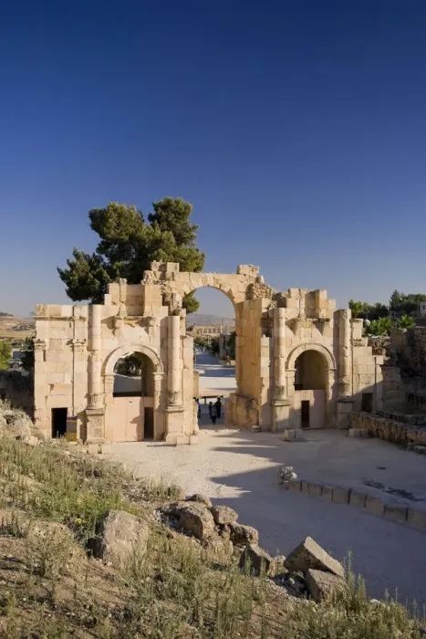 Framed Print : South Gate, Jerash, Jordan