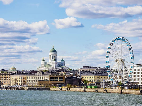 South harbour and City Center Skyline, Helsinki, Uusimaa County, Finland