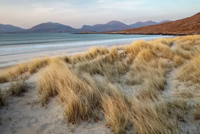 Framed Print : South Harris hills from Traigh Rosamol, Luskentyre, Isle of Harris, Outer Hebrides, Scotland Framed Print : South Harris hills from Traigh Rosamol, Luskentyre, Isle of Harris, Outer Hebrides, Scotland