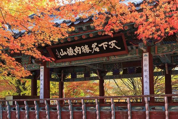 South Korea, Jeolla Do, Naejangsan National Park, Naejangsa Temple