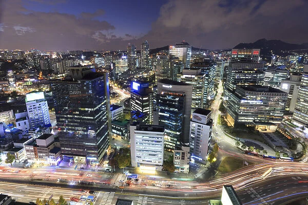 South Korea, Seoul, City Skyline