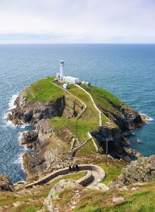 Framed Print : South Stack Lighthouse, Anglesey, Wales