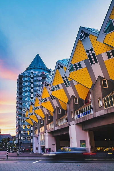 Southern Holland province, Rotterdam, the cubic houses (Kubuswoningen
