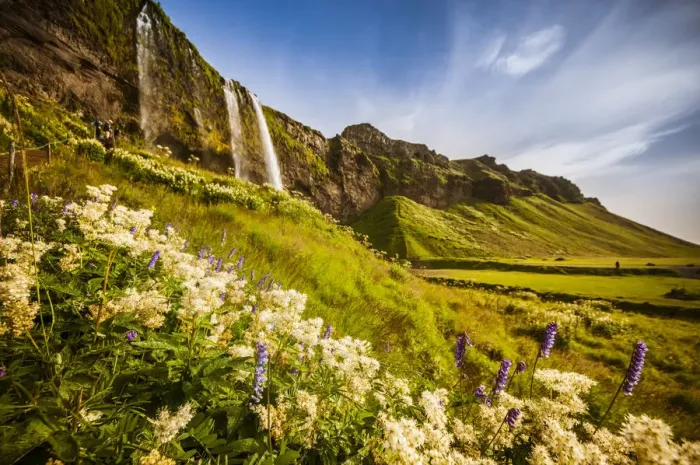 Framed Print : Southern Iceland. Seljalandfoss waterfall, the romantic waterfall of Iceland Framed Print : Southern Iceland. Seljalandfoss waterfall, the romantic waterfall of Iceland