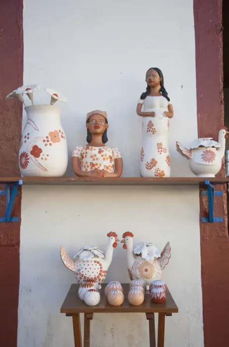Framed Print : Souvenir pottery in shop, Diamantina (UNESCO World Heritage Site), Minas Gerais, Brazil Framed Print : Souvenir pottery in shop, Diamantina (UNESCO World Heritage Site), Minas Gerais, Brazil