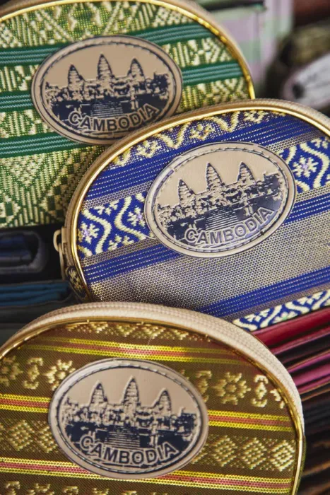 Framed Print : Souvenir purses in Central Market, Phnom Penh, Cambodia Framed Print : Souvenir purses in Central Market, Phnom Penh, Cambodia