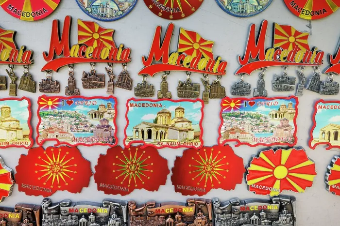 Framed Print : Souvenirs, Ohrid, North Macedonia Framed Print : Souvenirs, Ohrid, North Macedonia