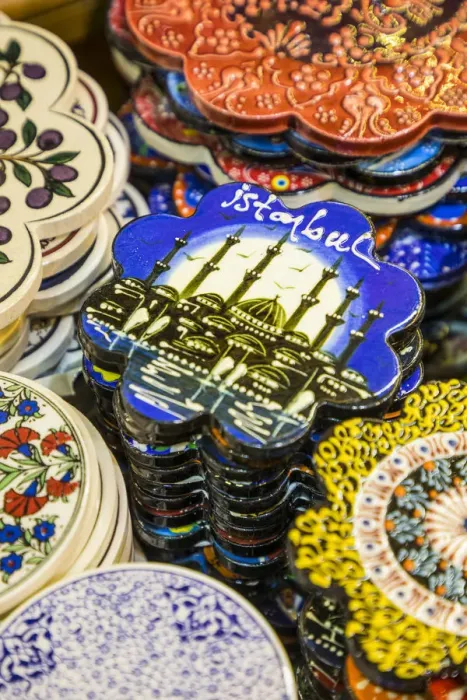 Framed Print : Souvenirs for sale, Grand Bazaar, Istanbul, Turkey Framed Print : Souvenirs for sale, Grand Bazaar, Istanbul, Turkey